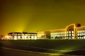 教学区夜景