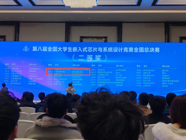我院学子斩获2025全国大学生嵌入式芯片与系统设计竞赛国家二等奖