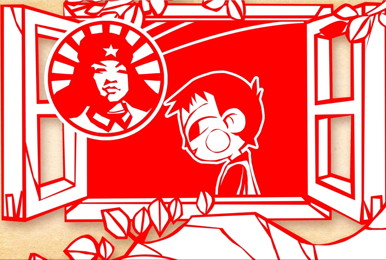 剪纸+动画，一起来追“锋”