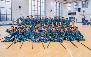 广东东软学院2023级学生军训总结大会！