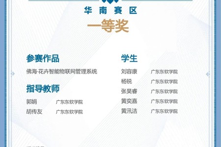 我校学子获华南赛区一二三等奖，获奖队伍数量再创新高！