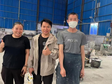 以学促教，以研赋能——数媒学院工业设计系教师深入企业探访艺术制品创新工艺